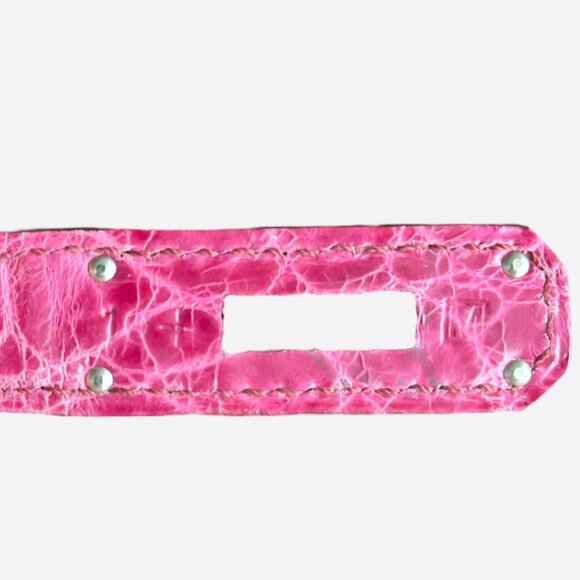 Hermes Pink Crocodile Birkin 30 - Picture 7 of 7